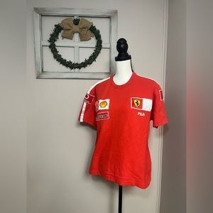 SCUDERIA FERRARI X FILA VINTAGE T-SHIRT